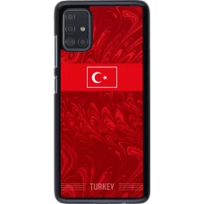 Samsung Galaxy A51 Case Hülle - Türkei 2026 personalisierbares Fussballtrikot
