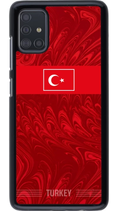 Samsung Galaxy A51 Case Hülle - Türkei 2026 personalisierbares Fussballtrikot