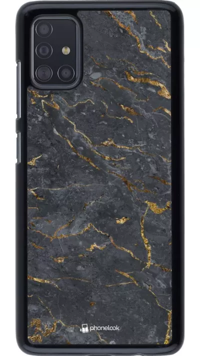 Coque Samsung Galaxy A51 - Grey Gold Marble