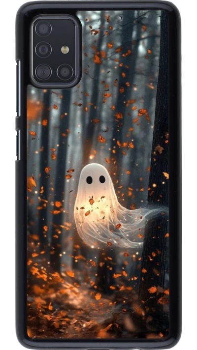 Coque Samsung Galaxy A51 - Halloween 2025 Ghost in the forest