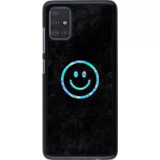 Samsung Galaxy A51 Case Hülle - Happy smiley irisirt
