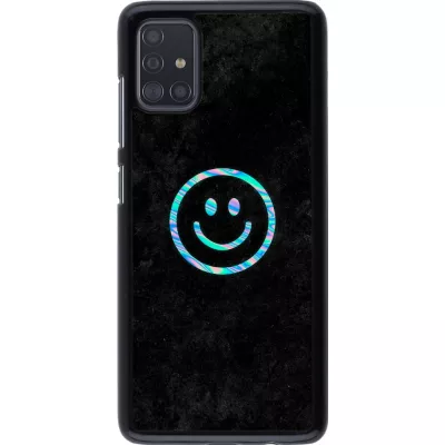 Samsung Galaxy A51 Case Hülle - Happy smiley irisirt