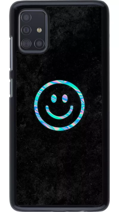 Coque Samsung Galaxy A51 - Happy smiley irisé
