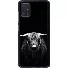 Samsung Galaxy A51 Case Hülle - Highland calf black