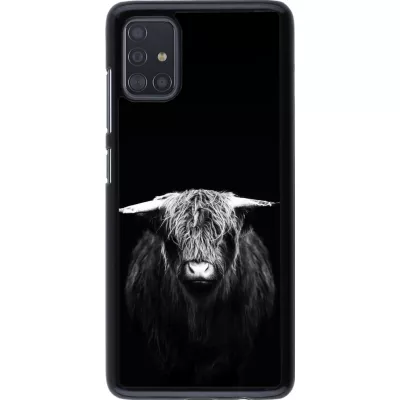 Samsung Galaxy A51 Case Hülle - Highland calf black