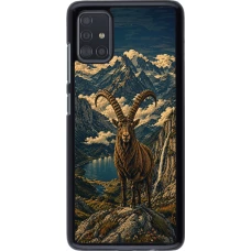 Coque Samsung Galaxy A51 - Linocut Bouquetin