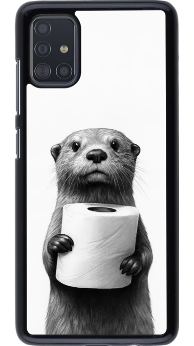 Samsung Galaxy A51 Case Hülle - Otter Toilettenpapier