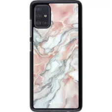 Samsung Galaxy A51 Case Hülle - Rosa Leuchtender Marmor