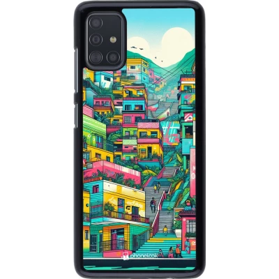 Samsung Galaxy A51 Case Hülle - Medellin Comuna 13 Kunst