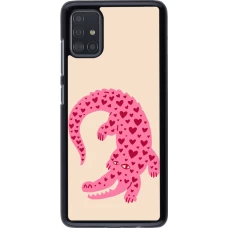 Samsung Galaxy A51 Case Hülle - Pink crocodile 2026