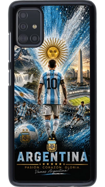 Coque Samsung Galaxy A51 - Football Argentine splash 2026