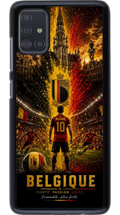 Coque Samsung Galaxy A51 - Football Belgique splash 2026