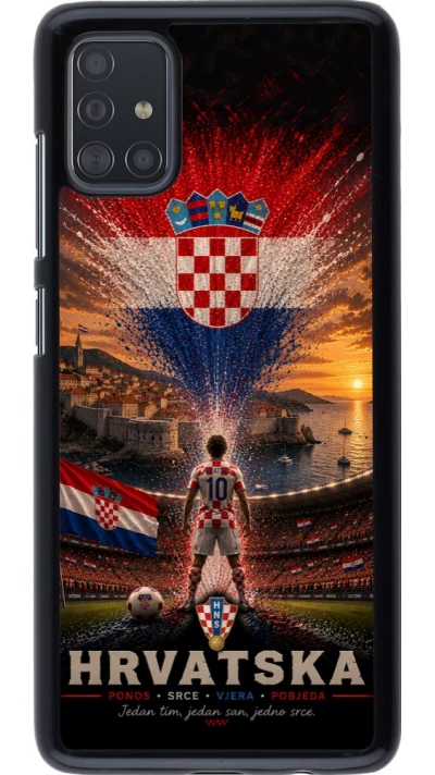 Coque Samsung Galaxy A51 - Football Croatie splash 2026