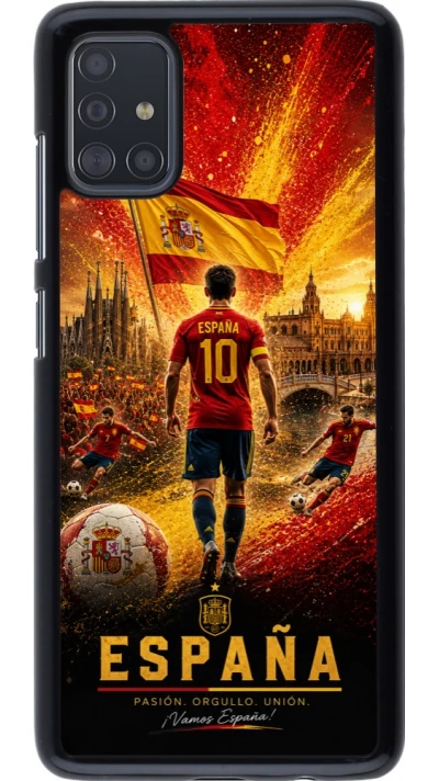 Coque Samsung Galaxy A51 - Football Espagne splash 2026