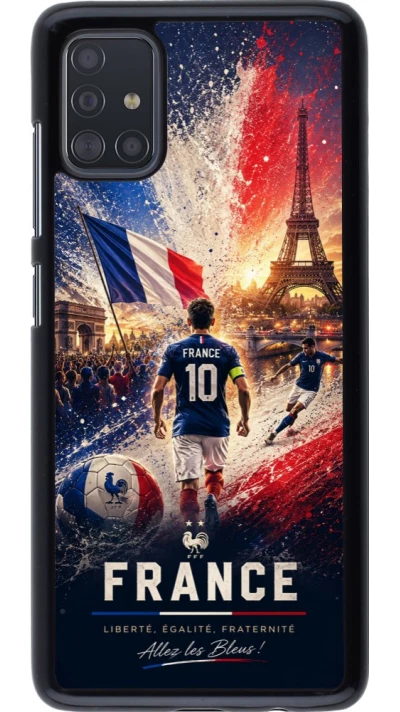 Coque Samsung Galaxy A51 - Football France splash 2026