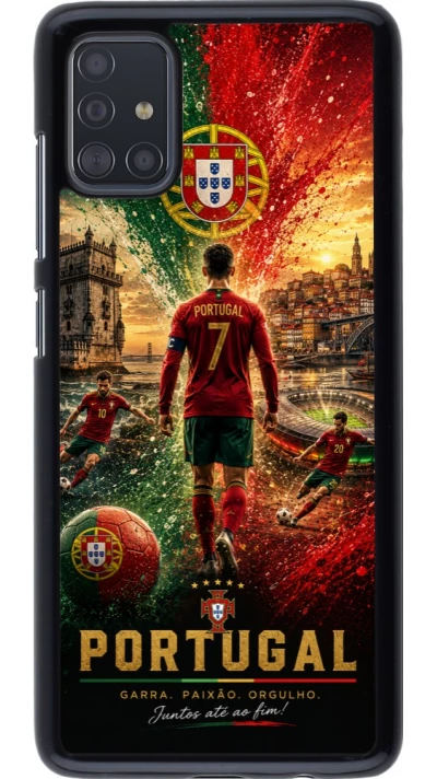 Coque Samsung Galaxy A51 - Football Portugal splash 2026