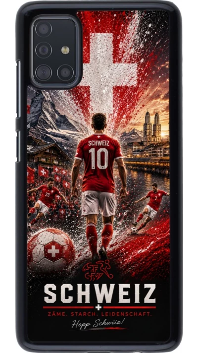 Coque Samsung Galaxy A51 - Football Schweiz splash 2026