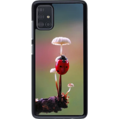 Coque Samsung Galaxy A51 - Ladybird on a mushroom Spring 2026