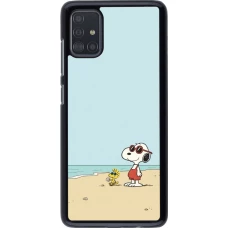 Samsung Galaxy A51 Case Hülle - Snoopy on the beach Summer 2026