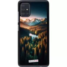 Coque Samsung Galaxy A51 - Sunset Forest Lake