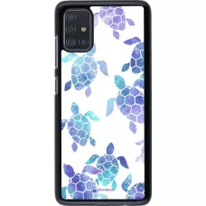 Coque Samsung Galaxy A51 - Turtles pattern watercolor