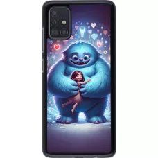 Samsung Galaxy A51 Case Hülle - Valentin 2024 Flauschige Liebe