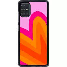 Coque Samsung Galaxy A51 - Valentine 2024 heart gradient