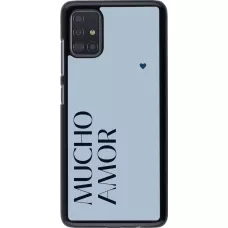 Coque Samsung Galaxy A51 - Valentine 2024 mucho amor azul