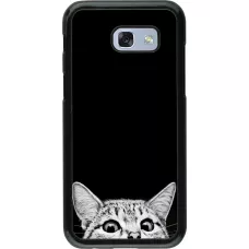Hülle Samsung Galaxy A5 (2017) - Cat Looking Up Black