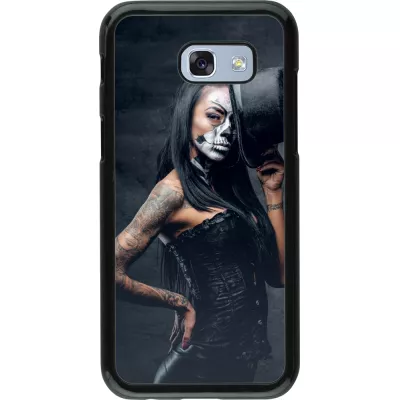 Samsung Galaxy A5 (2017) Case Hülle - Halloween 22 Tattooed Girl