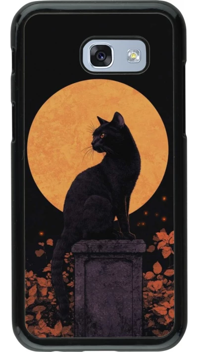 Coque Samsung Galaxy A5 (2017) - Halloween 2026 Cat Art Nouveau