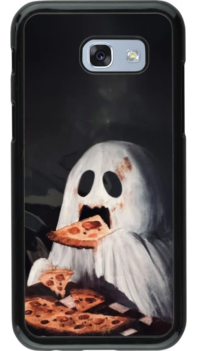 Coque Samsung Galaxy A5 (2017) - Halloween 2026 Ghost eating pizza