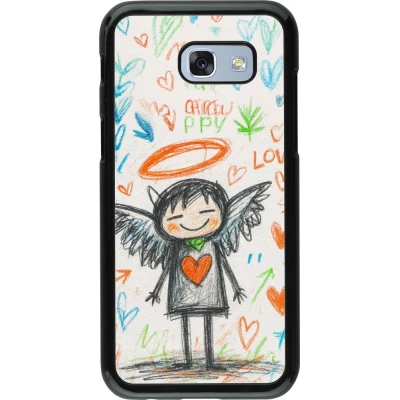 Samsung Galaxy A5 (2017) Case Hülle - Little Angel Sketch Love