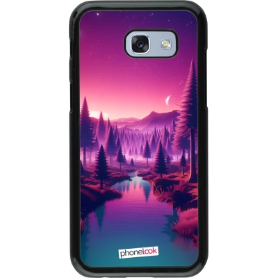 Samsung Galaxy A5 (2017) Case Hülle - Lila-rosa Landschaft