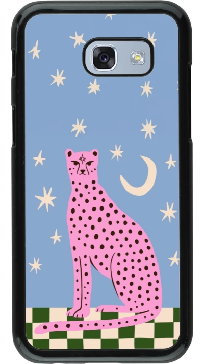 Samsung Galaxy A5 (2017) Case Hülle - Pink leopard with stars 2026