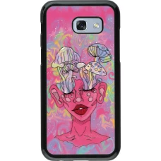 Samsung Galaxy A5 (2017) Case Hülle - Psychedelic pink mushroom