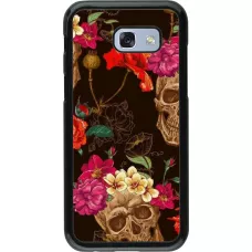 Coque Samsung Galaxy A5 (2017) - Skulls and flowers