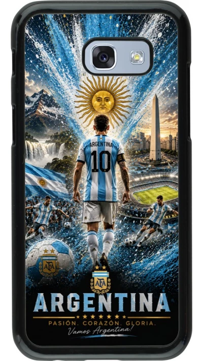 Samsung Galaxy A5 (2017) Case Hülle - Fussball Argentinien splash 2026