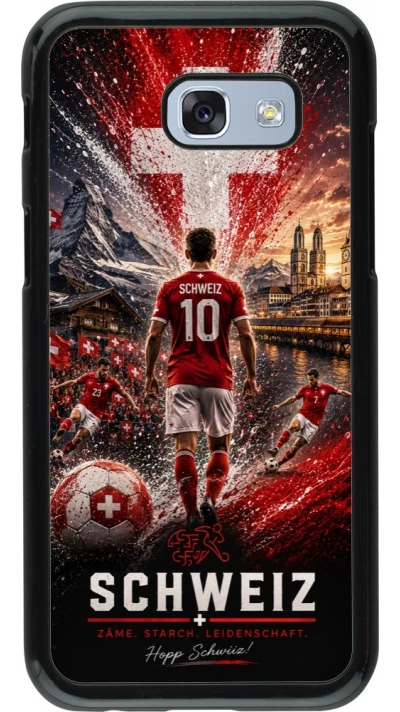 Samsung Galaxy A5 (2017) Case Hülle - Fussball Schweiz splash 2026