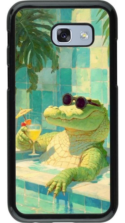 Coque Samsung Galaxy A5 (2017) - Crocodile in the swimming pool Summer 2026