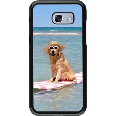 Samsung Galaxy A5 (2017) Case Hülle - Summer Dog on Paddle