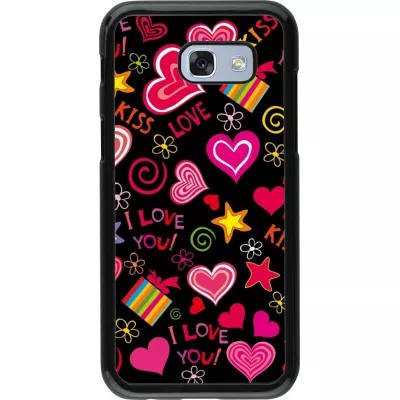 Samsung Galaxy A5 (2017) Case Hülle - Valentine 2023 love symbols