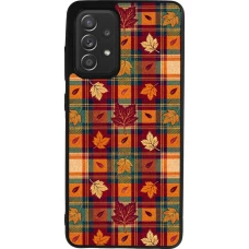 Samsung Galaxy A52 Case Hülle - Silikon schwarz Autumn 26 Autumn pattern