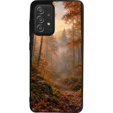 Samsung Galaxy A52 Case Hülle - Silikon schwarz Autumn 26 Autumn walk