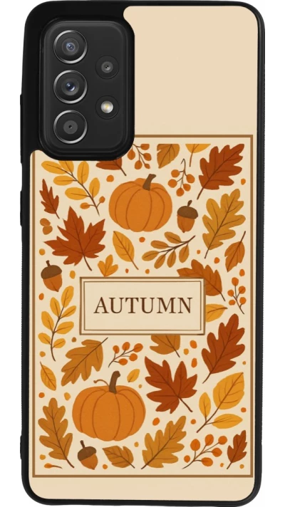 Coque Samsung Galaxy A52 - Silicone rigide noir Autumn 26 Hello autumn