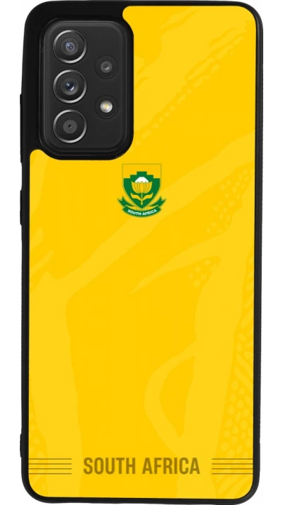 Samsung Galaxy A52 Case Hülle - Silikon schwarz Südafrika 2026 personalisierbares Fussballtrikot