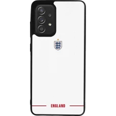 Samsung Galaxy A52 Case Hülle - Silikon schwarz England 2026 personalisierbares Fussballtrikot