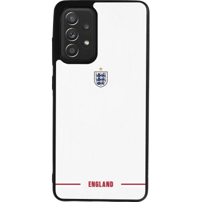 Samsung Galaxy A52 Case Hülle - Silikon schwarz England 2026 personalisierbares Fussballtrikot
