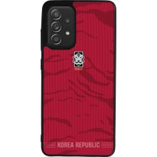 Samsung Galaxy A52 Case Hülle - Silikon schwarz Südkorea 2026 personalisierbares Fussballtrikot