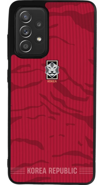 Samsung Galaxy A52 Case Hülle - Silikon schwarz Südkorea 2026 personalisierbares Fussballtrikot